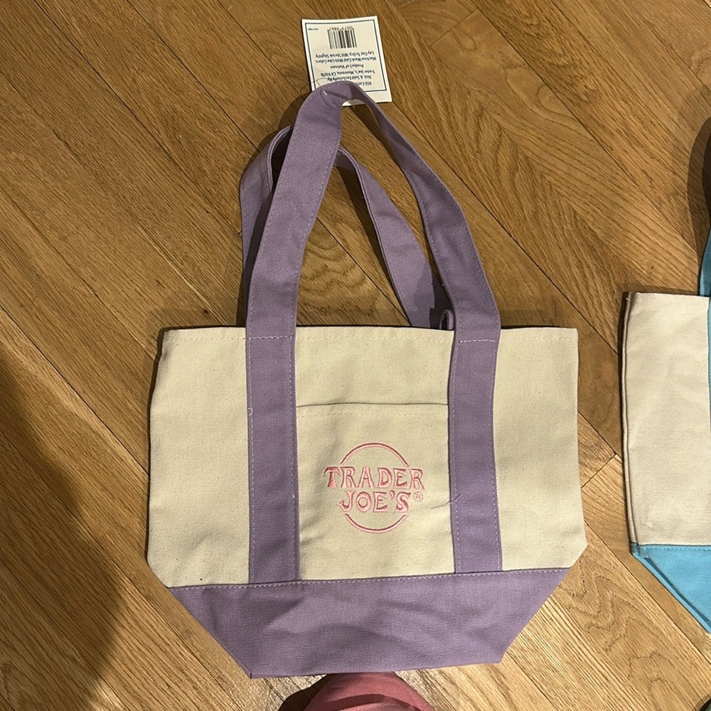 Trader Joe’s Mini Tote Bag - PURPLE